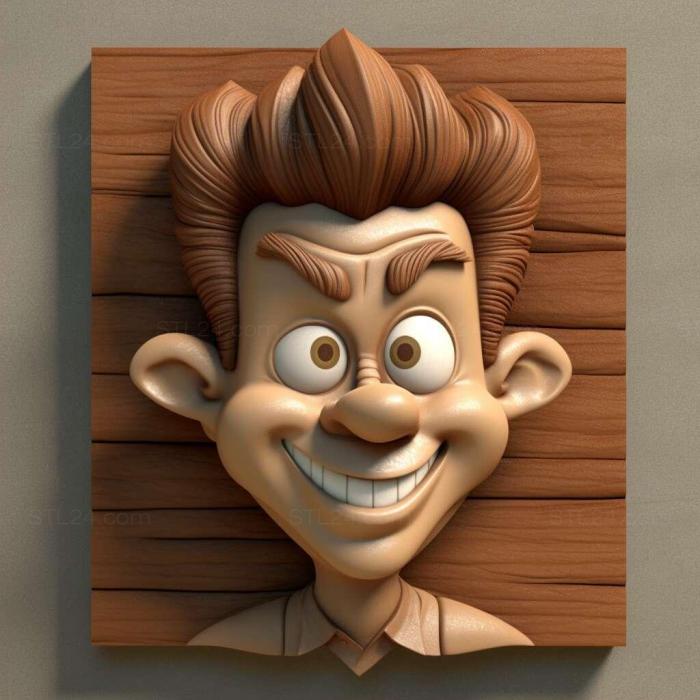 Characters (st jimmy neutron 3, HERO_1395) 3D models for cnc